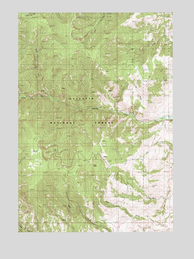 Big Draw, MT USGS Topographic Map