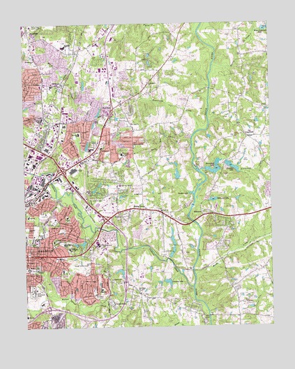Raleigh East, NC USGS Topographic Map