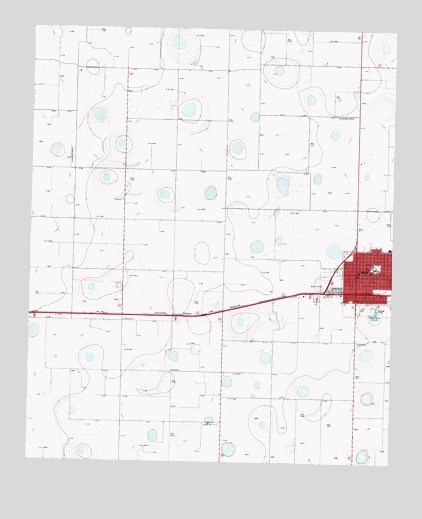 Ralls, TX USGS Topographic Map