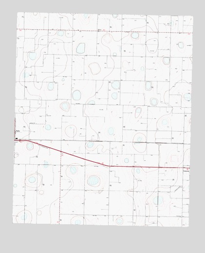 Ralls NE, TX USGS Topographic Map