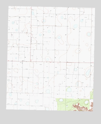 Ralls SE, TX USGS Topographic Map