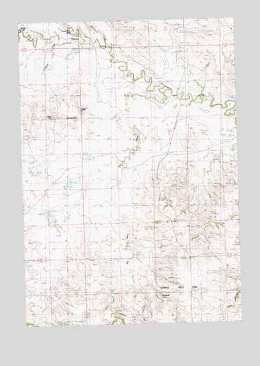 Big Draw, SD USGS Topographic Map