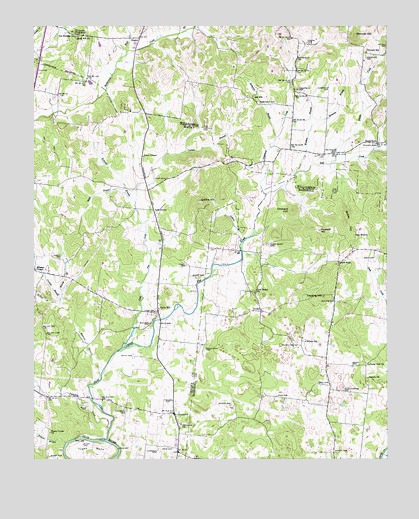 Rally Hill, TN USGS Topographic Map