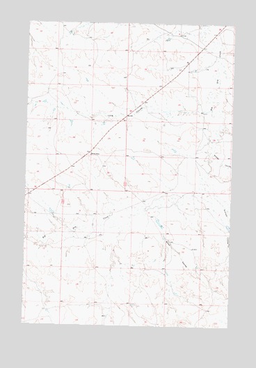 Big Dry School, MT USGS Topographic Map