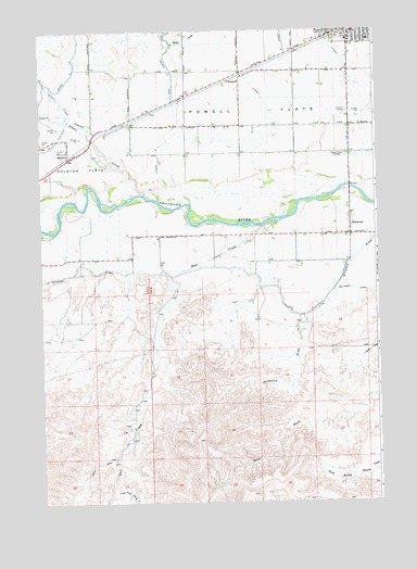 Ralston, WY USGS Topographic Map