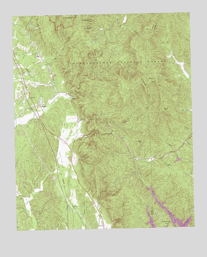 Ramhurst, GA USGS Topographic Map