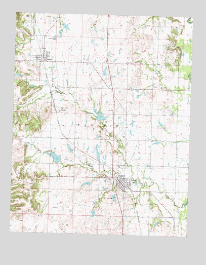 Ramona, OK USGS Topographic Map