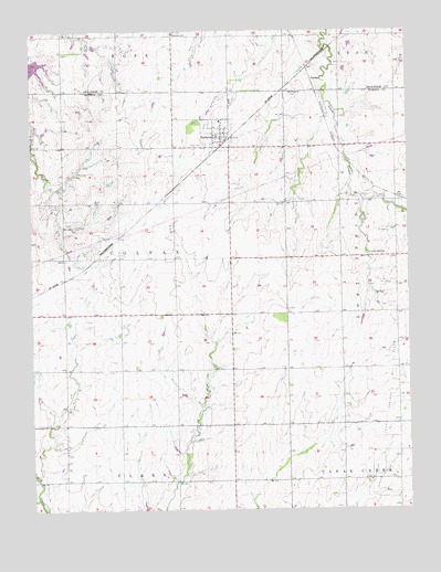 Ramona, KS USGS Topographic Map