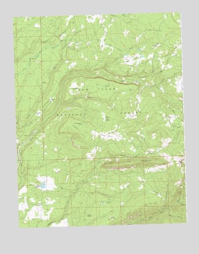 Rampart Hills, CO USGS Topographic Map