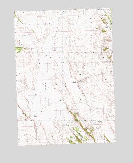 Rams Butte, OR USGS Topographic Map