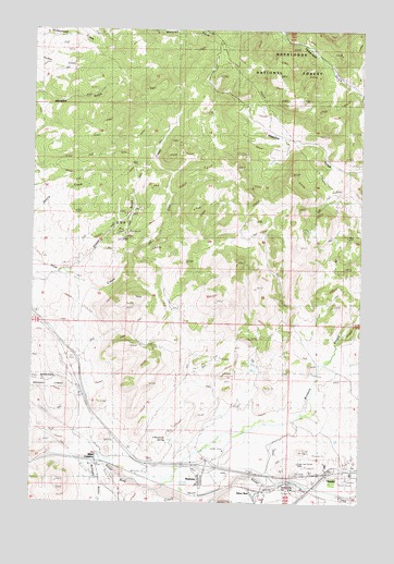 Ramsay, MT USGS Topographic Map