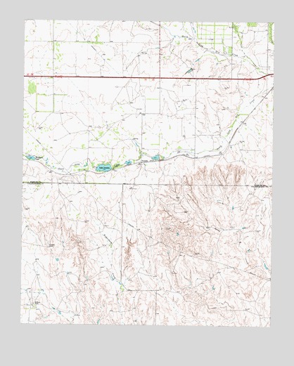 Ramsdell, TX USGS Topographic Map