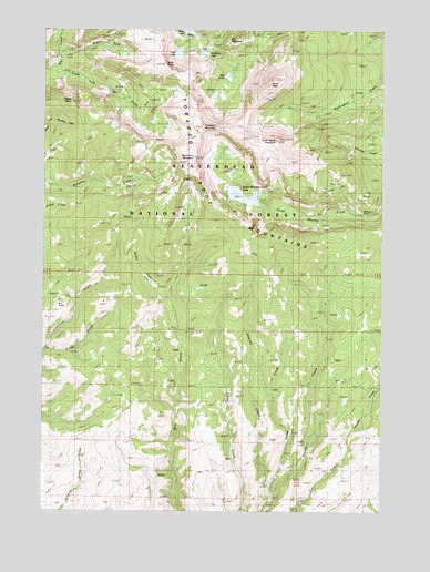 Ramshorn Mountain, MT USGS Topographic Map