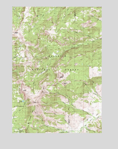 Ramshorn Peak, MT USGS Topographic Map
