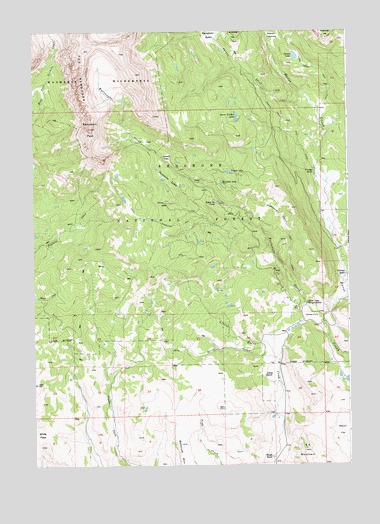 Ramshorn Peak, WY USGS Topographic Map