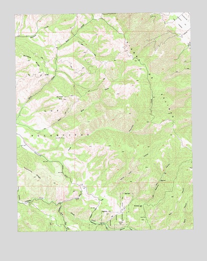 Rana Creek, CA USGS Topographic Map