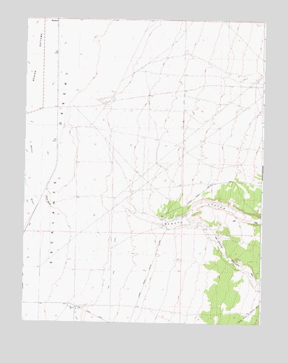 Ranch Canyon, UT USGS Topographic Map