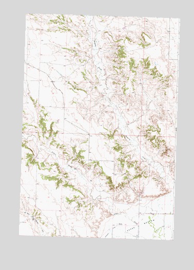 Rancher Cemetery, MT USGS Topographic Map