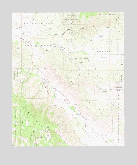 Ranchita, CA USGS Topographic Map