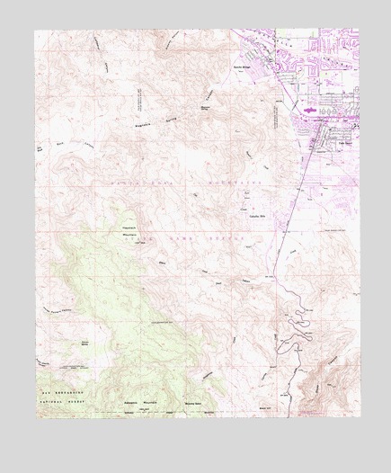 Rancho Mirage, CA USGS Topographic Map