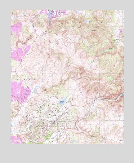 Rancho Santa Fe, CA USGS Topographic Map