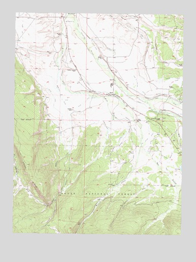 Rand, CO USGS Topographic Map
