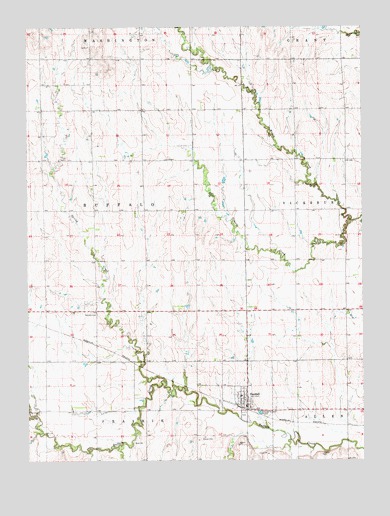 Randall, KS USGS Topographic Map