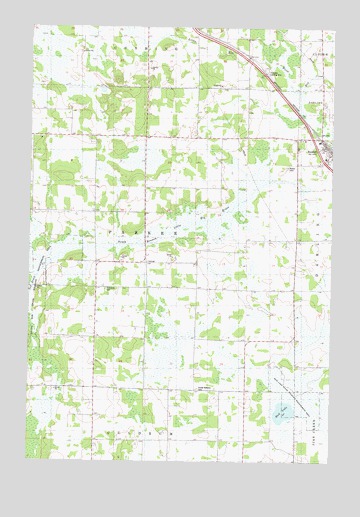 Randall West, MN USGS Topographic Map