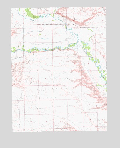 Randlett, UT USGS Topographic Map
