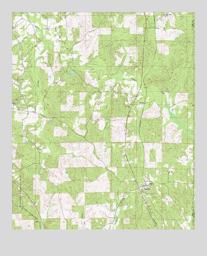 Randolph, AL USGS Topographic Map