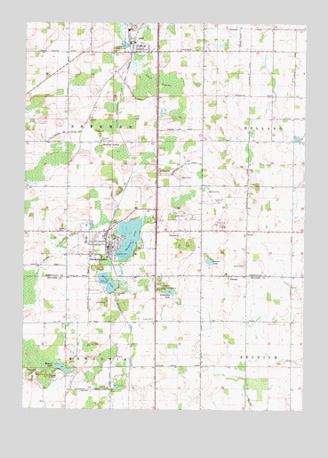 Random Lake, WI USGS Topographic Map
