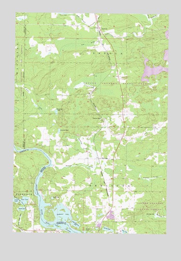 Randville, MI USGS Topographic Map