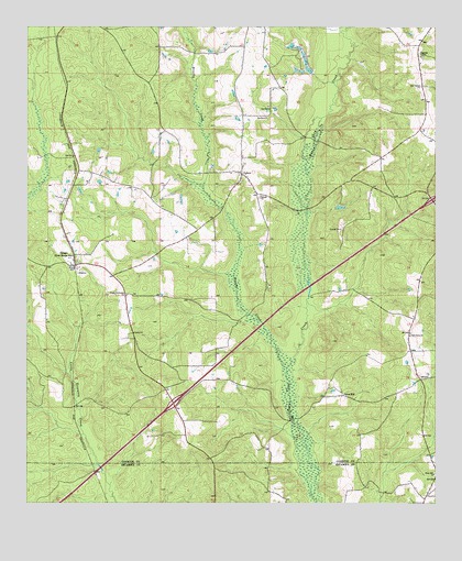 Range, AL USGS Topographic Map
