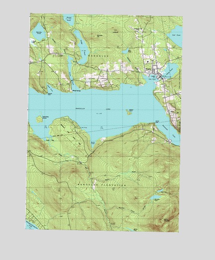 Rangeley, ME USGS Topographic Map
