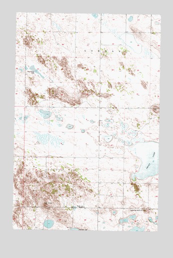 Rangeley NE, ND USGS Topographic Map