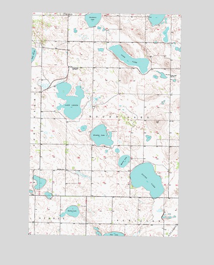 Rangeley SE, ND USGS Topographic Map