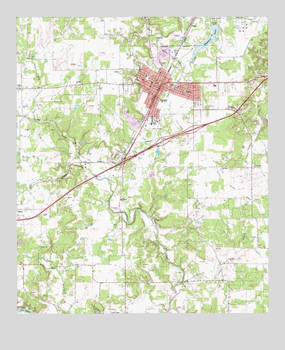 Ranger, TX USGS Topographic Map
