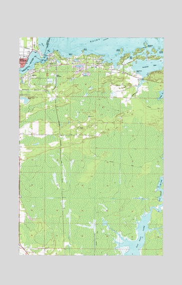 Ranier, MN USGS Topographic Map