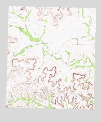 Rankin SE, TX USGS Topographic Map