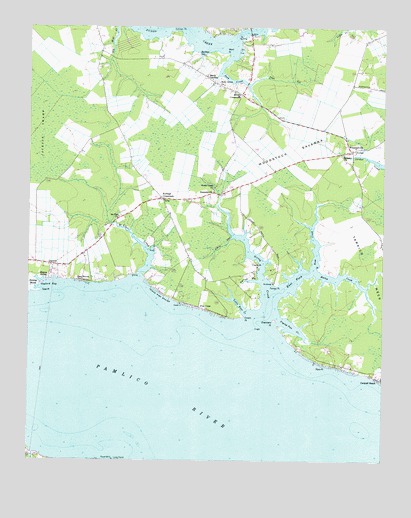 Ransomville, NC USGS Topographic Map