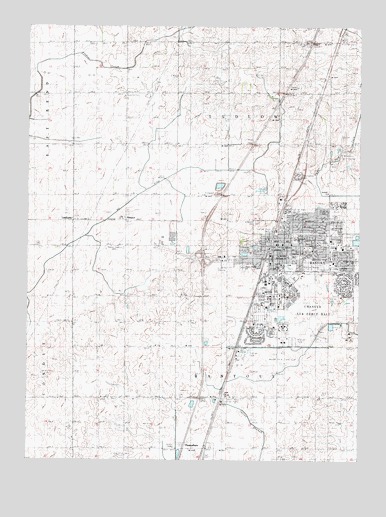 Rantoul, IL USGS Topographic Map