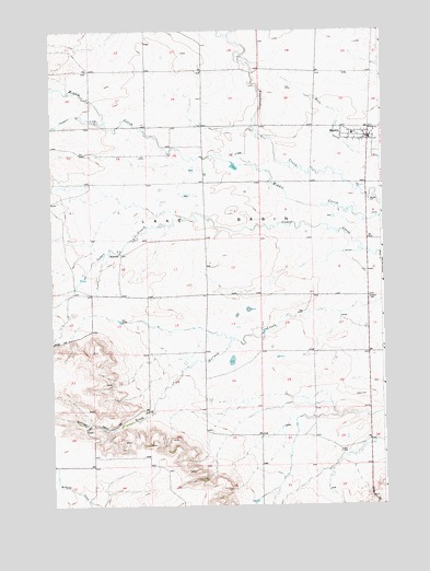 Rapelje, MT USGS Topographic Map