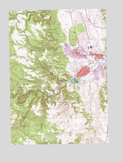 Rapid City West, SD USGS Topographic Map