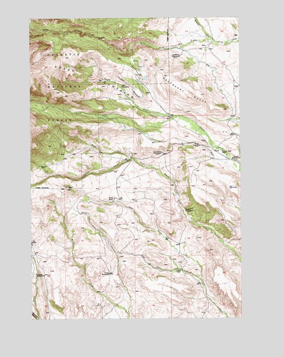Raspberry Butte, MT USGS Topographic Map