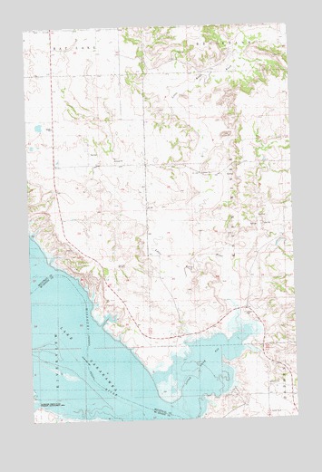 Rat Lake SE, ND USGS Topographic Map