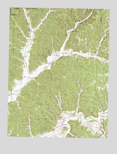 Ratcliffburg, OH USGS Topographic Map