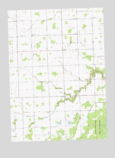 Rathbone, MI USGS Topographic Map