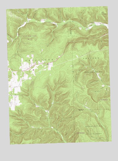 Rathbun, PA USGS Topographic Map