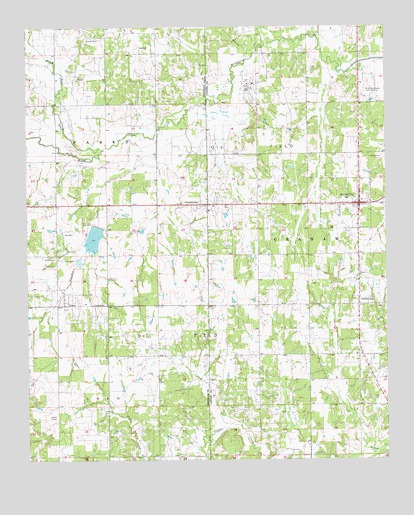 Ratliff City, OK USGS Topographic Map