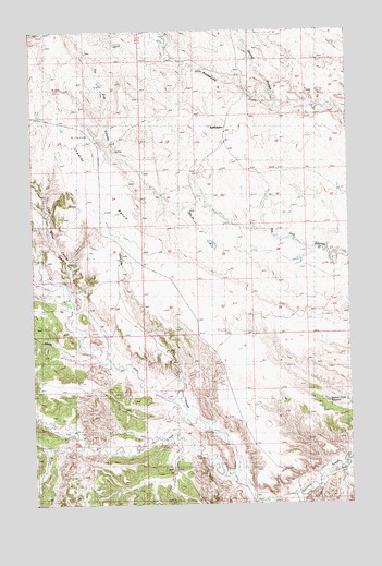 Rattlesnake, MT USGS Topographic Map